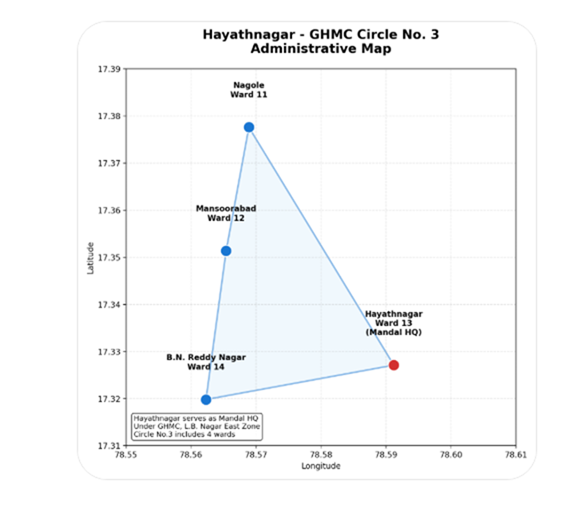 map visual of hayathnagar